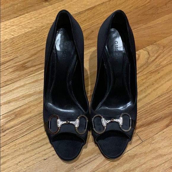 Gucci black heels with bling embellishment - Picture 2 of 3